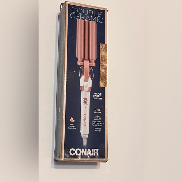 Conair double ceramic like new hair waver with multiple heat settings easy waves - Picture 3 of 10